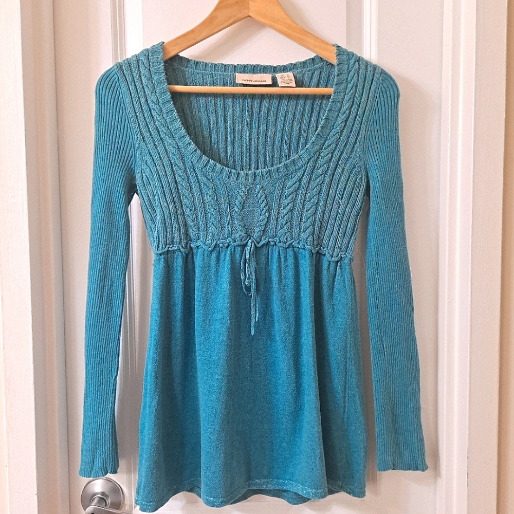 Blue sweater from DKNY